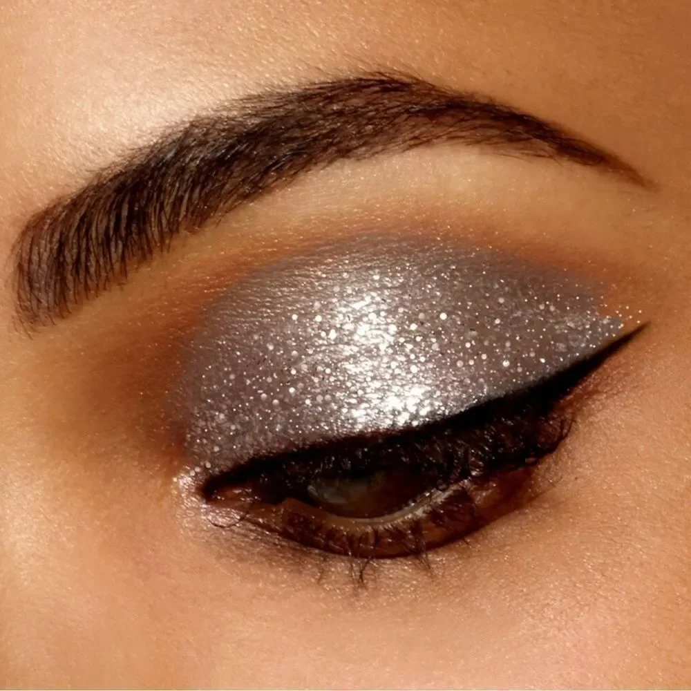 Stila Glitter & Glow Liquid Eye Shadow In Molten Midnight Full Size NIB